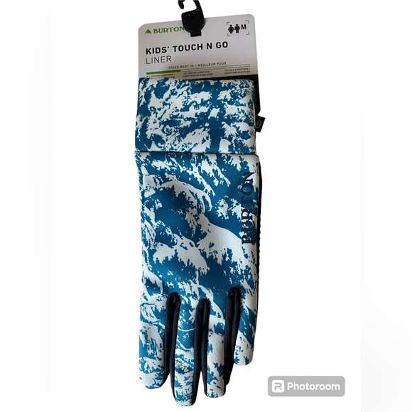 Burton Other - Burton Kids’ Touch N Go Liner Blue Blotto Trees Size Medium New
